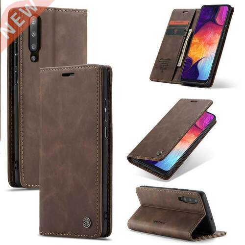 For Samsung A50 A 50 Cases Magnetic Flip Leather Case Cover