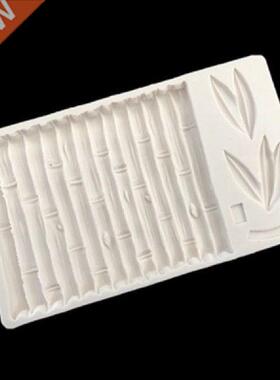 Bamboo Leaf Ruffle Mold Silicone Mould 3D For Panda Cake