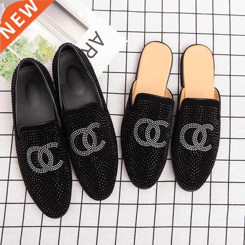 England Design Half Shoes for Men Leisure Breathable Loafers