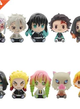 Anime Demon Slayer FiguresTanjiro Nezuko Inosuke Zenizu Q Ve