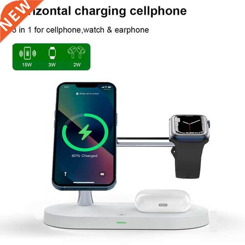in 1 Wireless Charger Stand For iPhone 1 11 12 X 8 Pro Ap