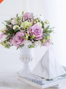 Elegant Retro Iron Flowerpot Floral Dried Flower Plant Vase