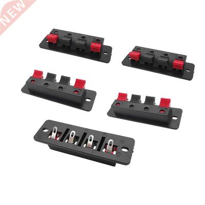 2/5/10Pcs 4 Positions Connector Audio Speaker Terminals Push