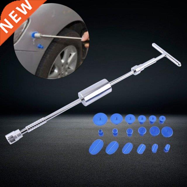Paintless Dent Repair Hail Removal T Bar Slide Hammer+18pcs