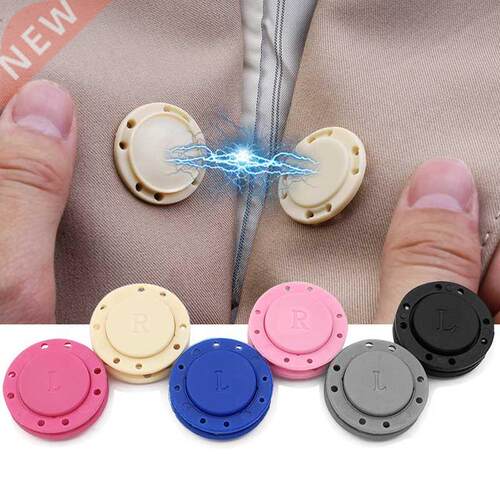 A Pair Invisible Magnet Buttons Sewing Accessories Jacket Ca