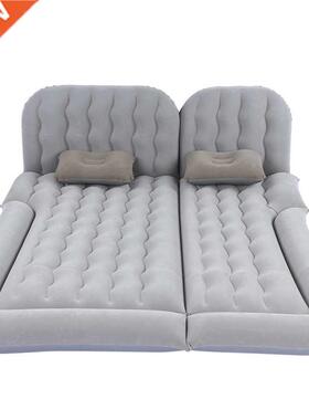 2 In 1 Multifunction Inflatable Travel Mattress PVC Flocking