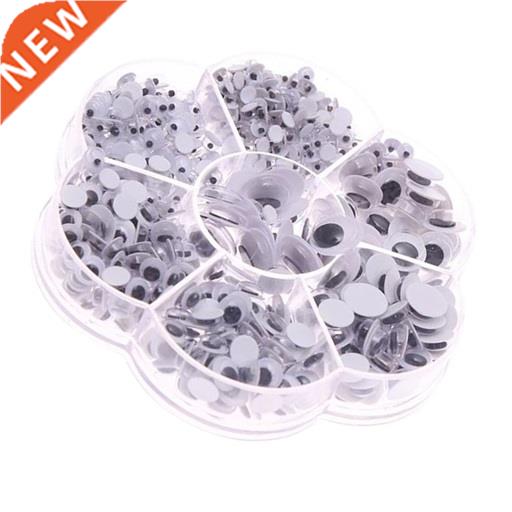 A Box of 710pcs Assorted Size Googly Wiggly Eyes SELF