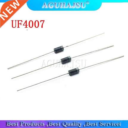 100PCS Rectifier Diode 1A 100 0 V DO-41 UF4007