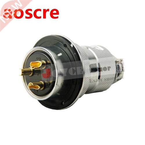 wholesale Flange base aviation connector 40mm GX40F push-pu