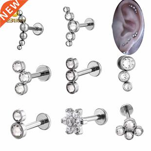 F136 Titanium Cartilage Earring Ear Tragus Lobe Concha Helix