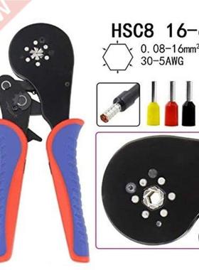 0.08-16mm2 HSC 16-6 Tubular Terminal Crimping Tools With 120