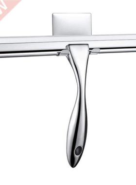 Shower Squeegee, Window Stainless Steel Wiper with Self Adhe