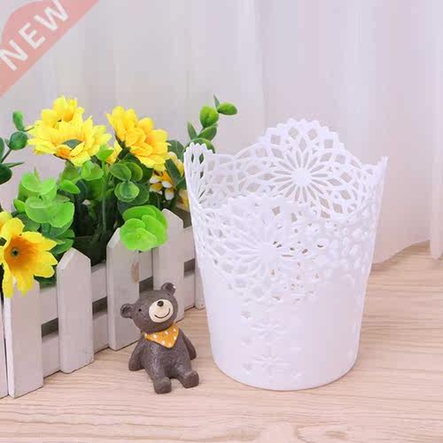 1pc Lace Hollow Pattern Pen Holder Brush Storage Pen Pencil