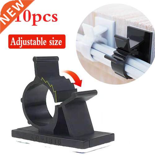 10pcs Cable Organizer Self Adhesive Cable Clips Table Cable