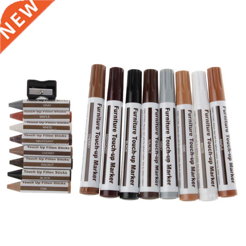 17Pcs/Set Furniture Repair Kit Markers Filler Sticks Floor F