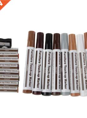 17Pcs/Set Furniture Repair Kit Markers Filler Sticks Floor F