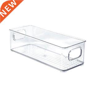 Stackable Plastic Food Storage Bins Refrigerator Organizer