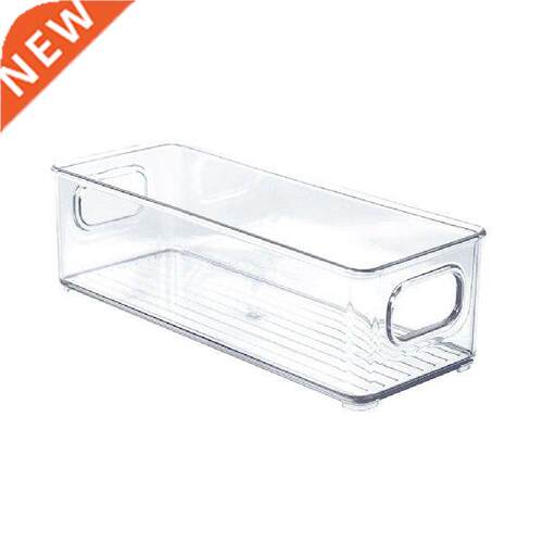 Stackable Plastic Food Storage Bins Refrigerator Organizer