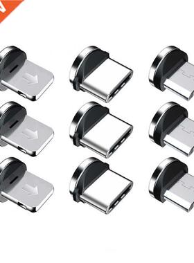 Round Magnetc Cable plug 8 Pn Type C Mcro USB C Plugs Pho