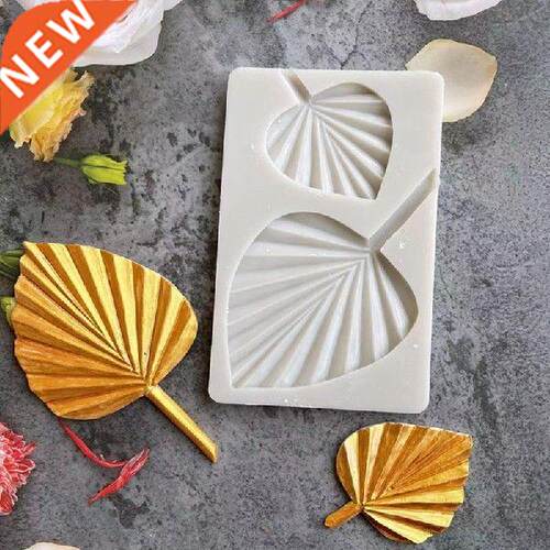 Fan Shape Silicone Mold  Cake Baking Decoration Gypsum