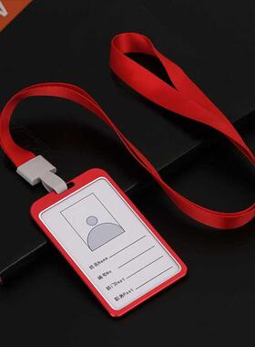 1pcs High quality Aluminium Alloy Card Holder Employee Name