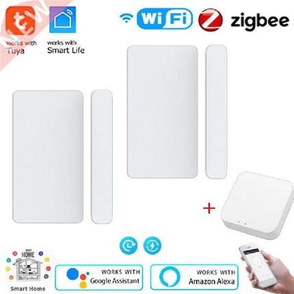 ZigBee Tuya Smart Home WiFi Door Sensor Door Open Detectors