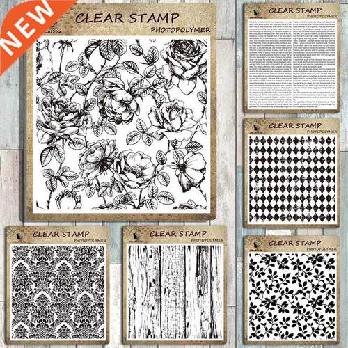Panalisacraft Background Transparent Clear Silicone Stamps f