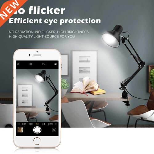 Flexible Led Desk Lamp Home Office Modern Table Lamp Metal A