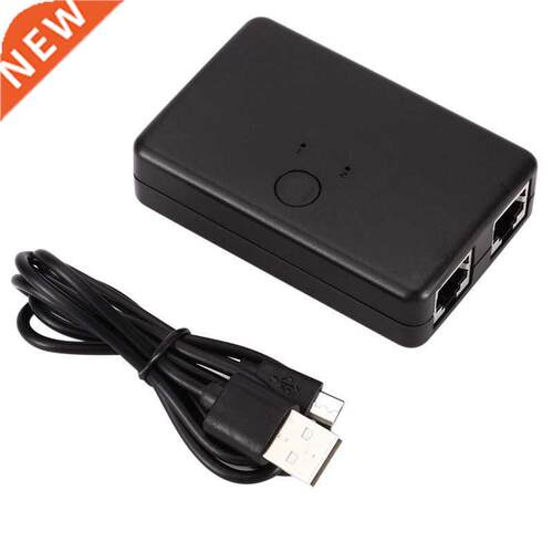 Mini 2 Port Rj45 Lan Hub Network Switch Box Computer Etherne
