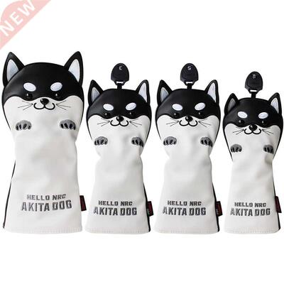 Golf Headcover Cute Akita Golf Club Head Cover for Driver Fa