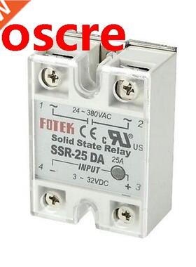 1 pcs SSR-25DA 25A -2V DC TO 24-80V AC SSR 25DA relay sol