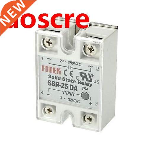 1 pcs SSR-25DA 25A -2V DC TO 24-80V AC SSR 25DA relay sol