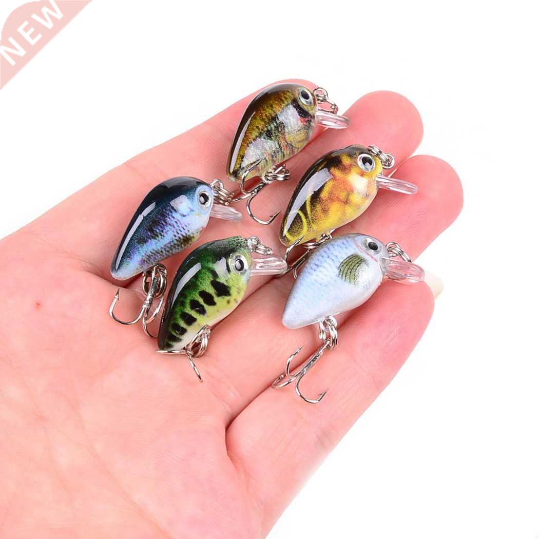 Aorace 0mm 2g Crazy wobbler Mini water Crankbait Artific