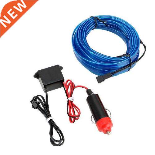 5m Neon LED Light Glow EL Wire String Strip Rope Tue