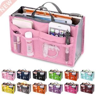 Organizer Insert Bag Women Nylon Travel Handbag Purse Large
