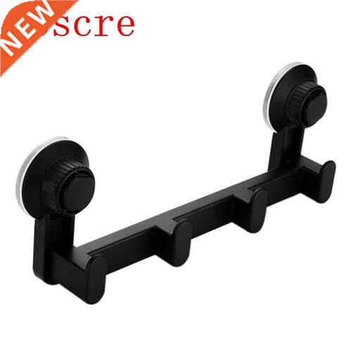 4 Hooks Door Hanger Nail-free Hook No Traces Key Hol Wall