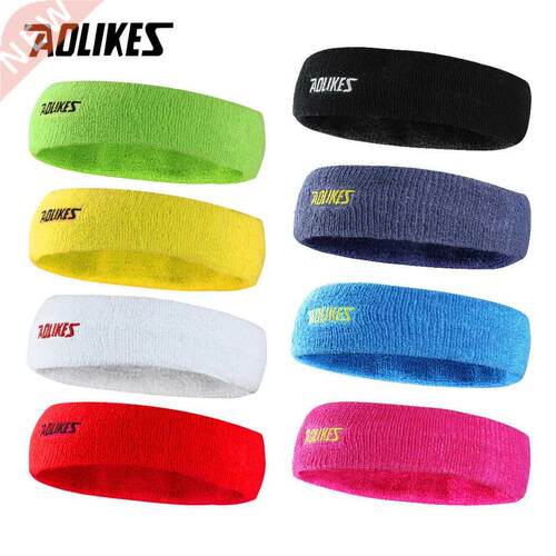 AOLIKES 1PCS High Quality Cotton Sweat Headband For Men