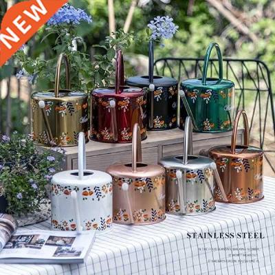 1.3L Watering Can Indoor Outdoor Printing Slender Nozzle