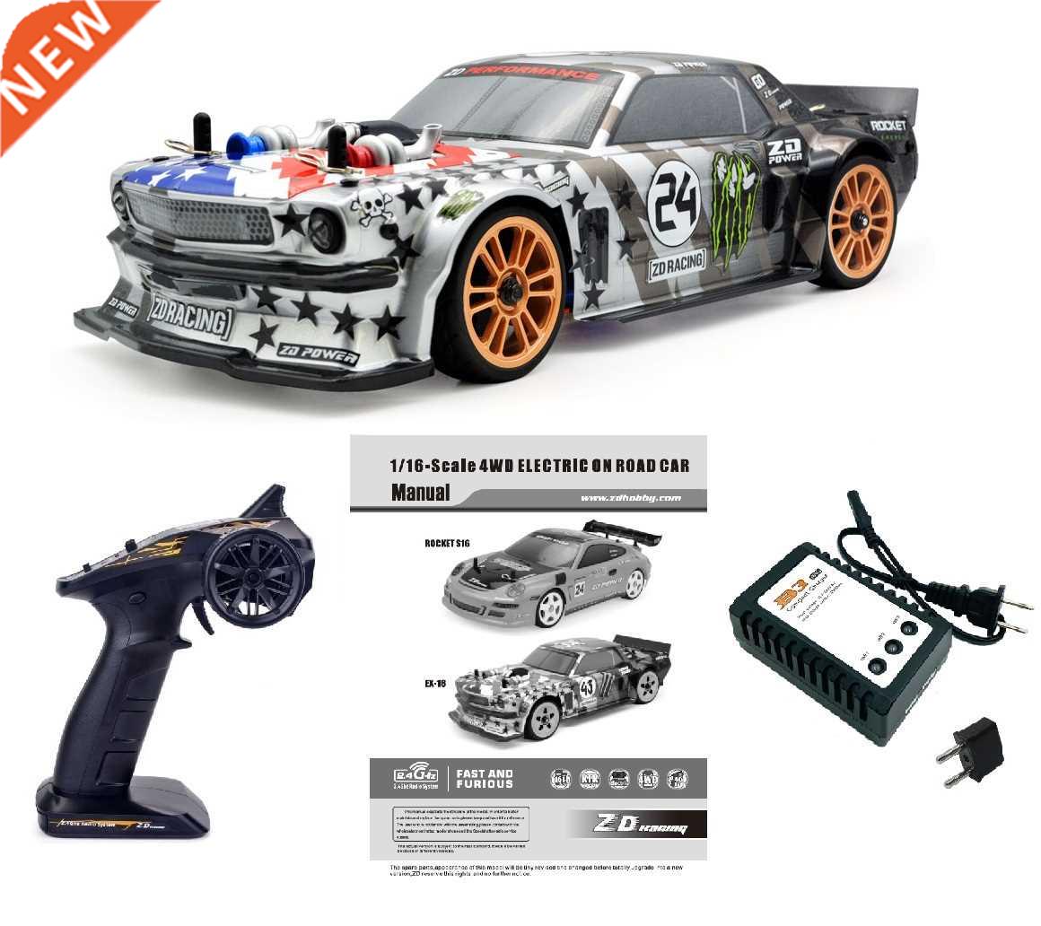 ZD Racing EX-16 1/16 RC Car 40km/h High Speed Brushless Moto