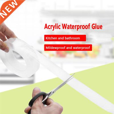 3/5/10M Kitchen self-adhesive acrylic sink tape mildew water