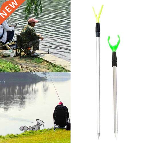 Fishing Ground Rod Holder, Steel Adjustable Detachable Fishi