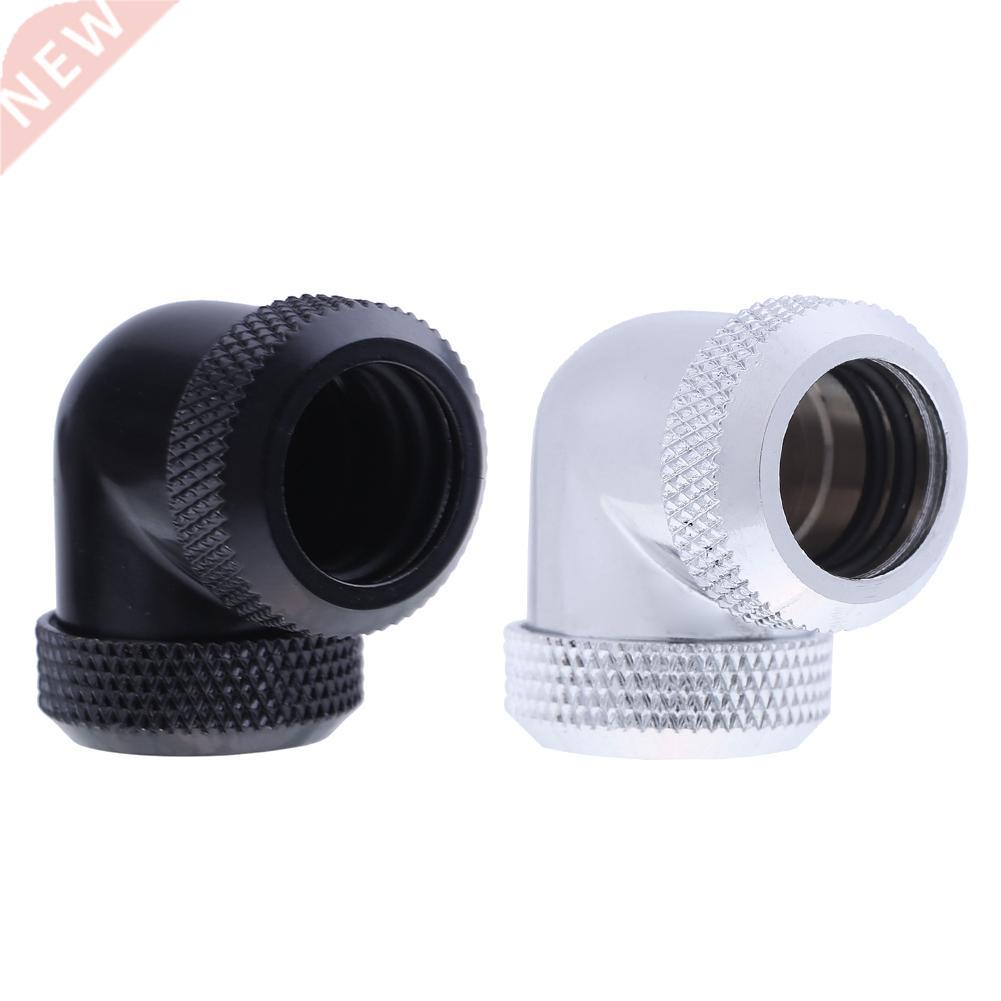 14mm OD G1/4 Inner Thread 90 Degree Tube Connector for PC