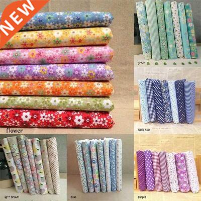 7pcs/pack 25*25cm Sewing Quilting Fabrics Textile Patchwork