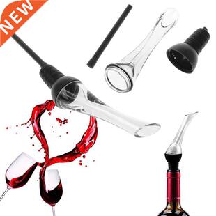 B9HF White Red Wine Aerator Pour Spout Bottle Decanter Poure