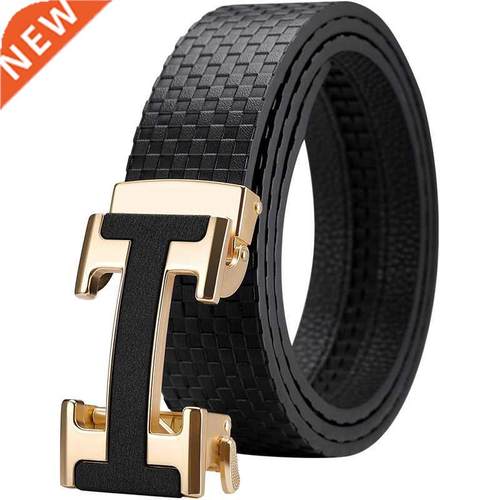 WILLIAM new style Genuine leather Men Belt Fashion alloy Aut