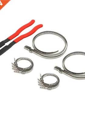 20pcs Auto ATV Adjustable AXLE CV Joint Boot Crimp Clamps wi