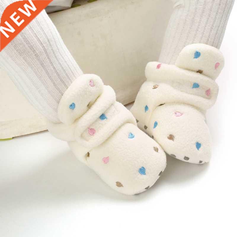 Lovely Baby Boy Girl Warm Shoes Love Cotton Casual Shoes Sof