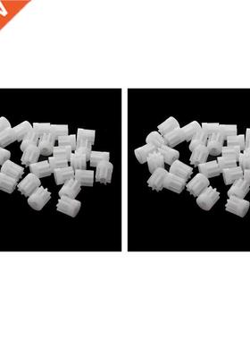60Pcs 0.5 Modulus 8 Teeth Plastic Gear Cog for 2mm Toy Car M