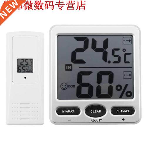 8-Channel Met Afstandsbediening Sensor Temperatuur Meter LCD