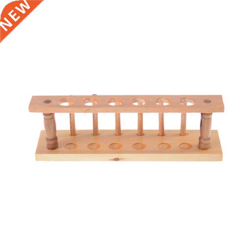 Laboratory Test tube Stand Shelf Lab School Supply New 6 Hol